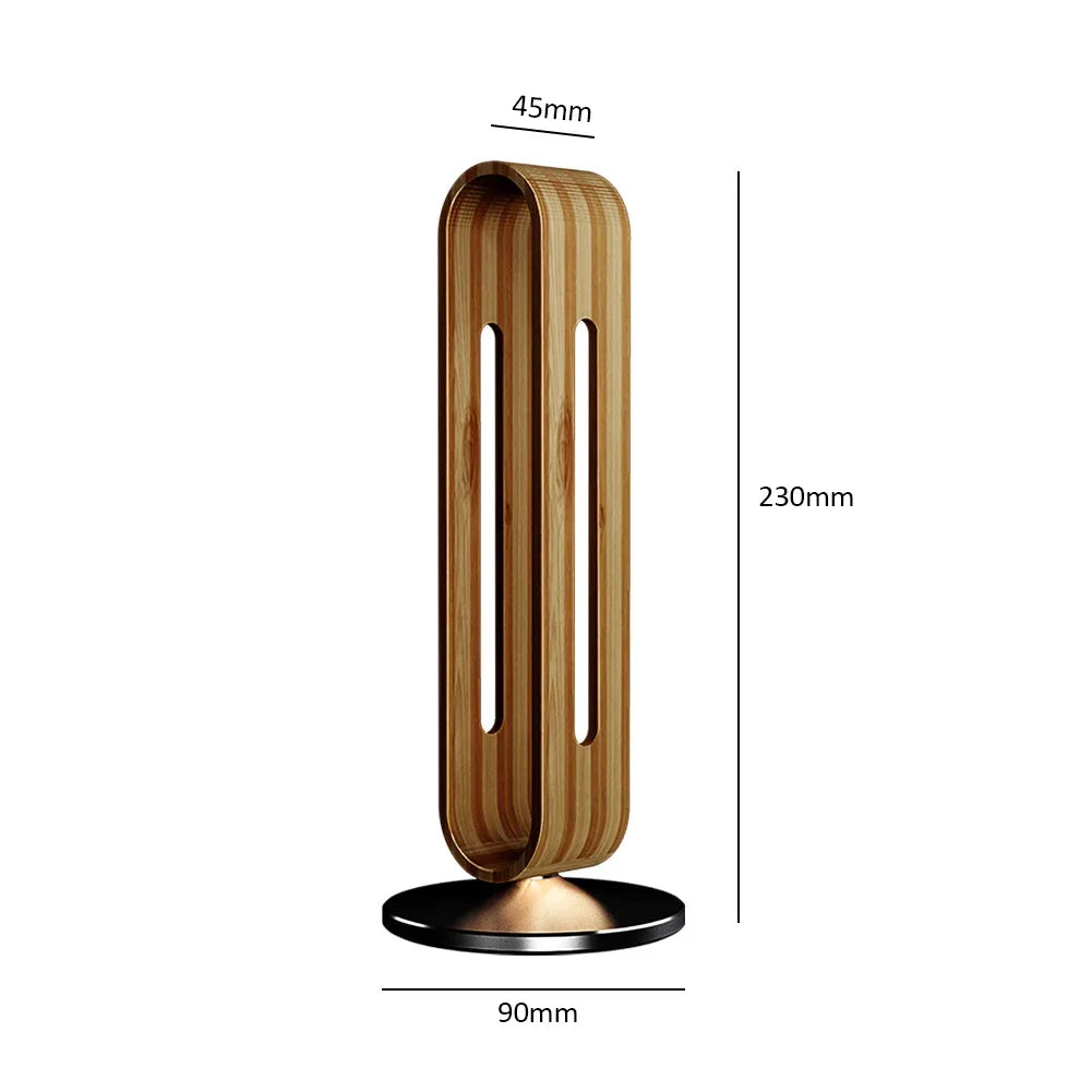 Hue and  Dunes Singapore Stylish headphone stand made of bamboo with a sleek design for organized audio gear
