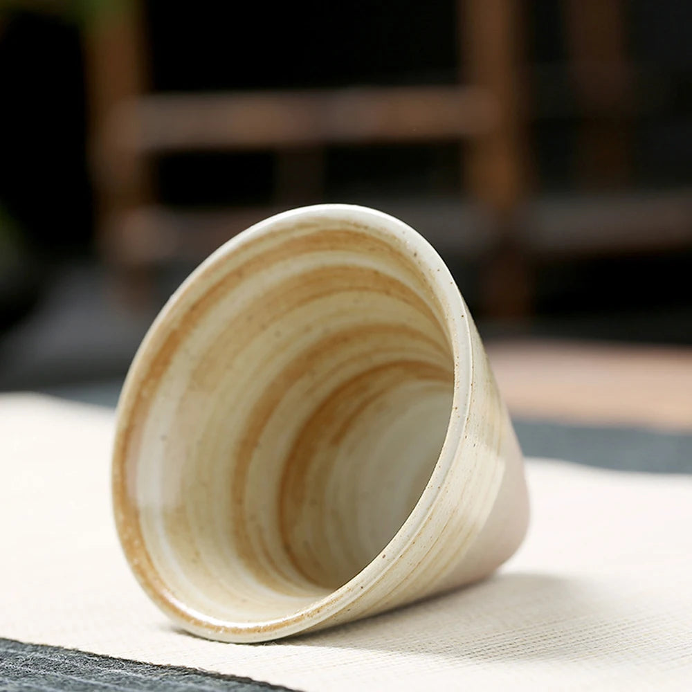 Hue and  Dunes Singapore Handcrafted unique coffee funnel pottery with a stylish design for brewing coffee
